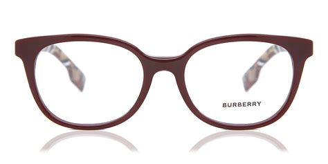 Burberry BE2291 3742 Eyeglasses in Burgundy Red.